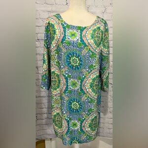 Colorful Patterned Women's Dress